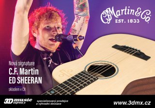 C.F. Martin Ed Sheeran Divide ÷ Signature Edition skladem v ČR!